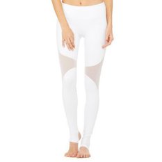PALIGHT Wanita Sport Kebugaran Legging Elastis Mesh Sambatan Ketat Yoga Celana