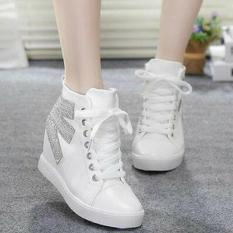 PALING DI CARI ! Boots Wanita / Boots Korea Wanita Warna Putih Best Quality