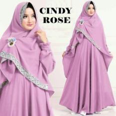 PALING MURAH BAJU BUSANA MUSLIM GAMIS CINDY SYAR'I NAVY BERGO NO PED