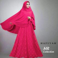 PALING MURAH BAJU BUSANA MUSLIM GAMIS HAFSYAH SYARI FANTA MAXI BRUKAT BERGO NO .