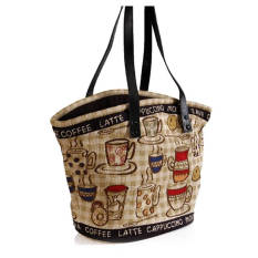 Park B. Smith Rustic Cafe Tapestry Tote Bag-Intl