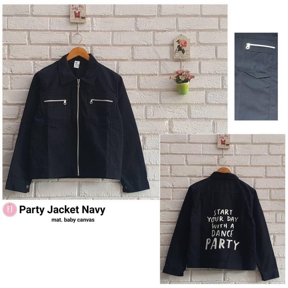 PARTY JAKET CANVAS-FASHION WANITA