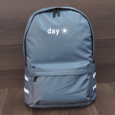Pasang Laki-laki Korea Fashion Style Baru Tas Sekolah (Matahari abu-abu) (Matahari abu-abu)