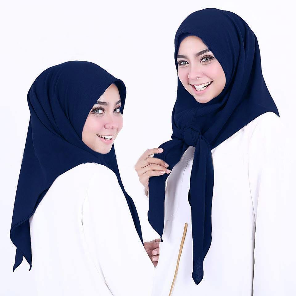 Pashmina Instan - Segiempat Instan - Hijab Jilbab Khimar Instan