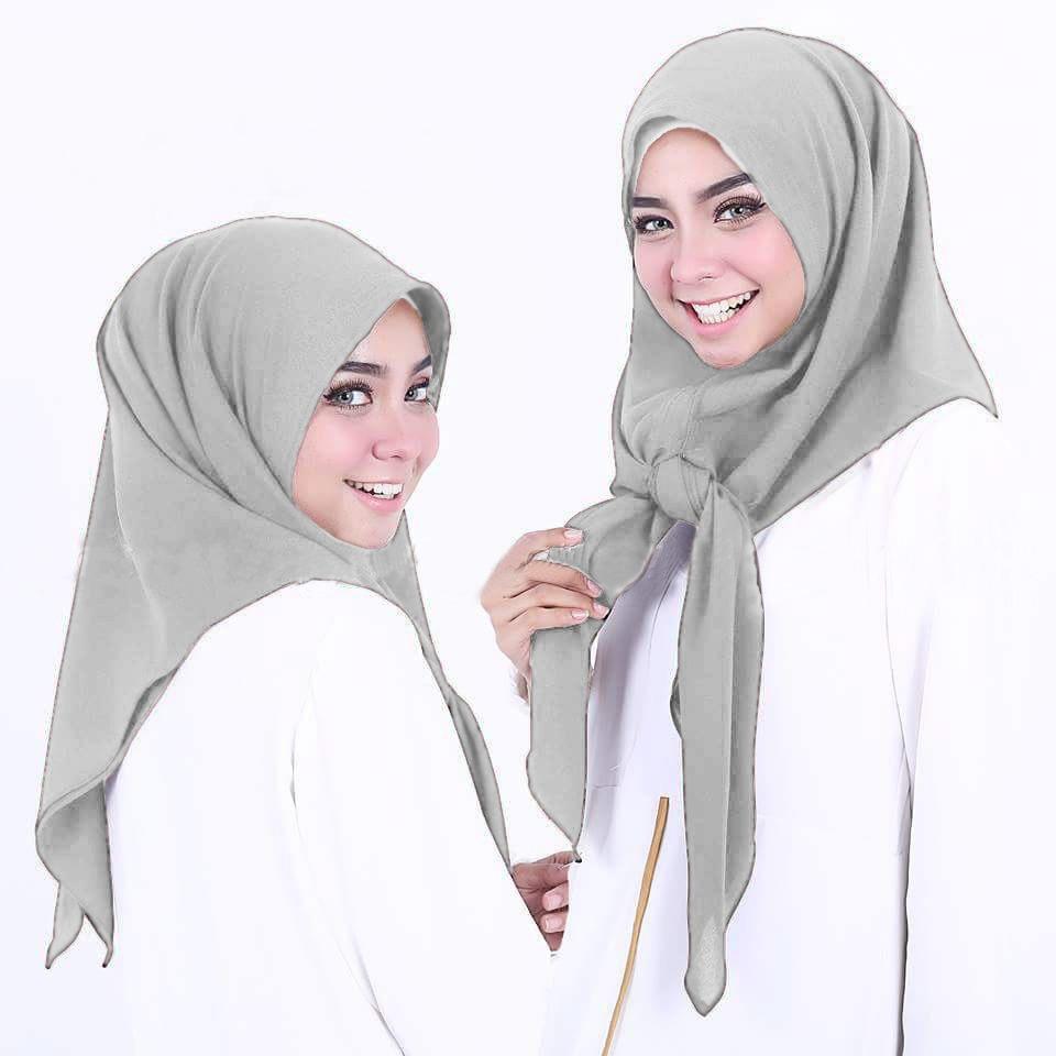 Pashmina Instan - Segiempat Instan - Hijab Jilbab Khimar Instan