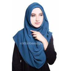 Pashmina Instant Aisyah - Denim Blue