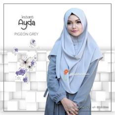 Pashmina Instant Praktis Motif Polos Ayda - Part 1