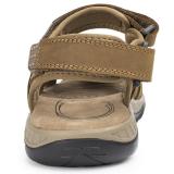 Pathfinder Pria Datar Kulit Sporty Sandal Velcro Sandal Hiking SEPATU (Brown) | Lazada Indonesia