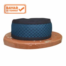 Peci Yordania / Peci Betawi / Peci Sholat / Songkok Sholat / Songkok Ustad Motif Timbul