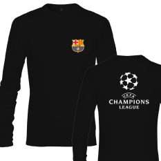 Beberapa Musim Semi atau Musim Panas Liga Champions Baju Sepak Bola Baju Olahraga (Barcelona Hitam)