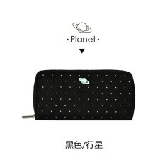 Terbang Kanvas Seri Dompet Uang Receh (Planet hitam)