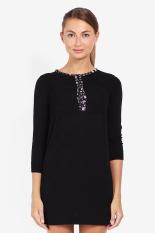 peponi Women Clothing Dresses Wanita Pakaian Dresses Black Hitam Diskon discount murah bazaar baju celana fashion brand branded