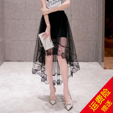 Perempuan Pinggang Tinggi Baju Bajang Rok Lebar Rok Jaring Tutu (2 Minus 2 Yuan)