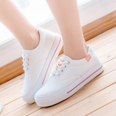 Perempuan Sepatu Angsa Emas Kets Putih Musim Panas Sepatu Wanita (Merah Muda Warna)