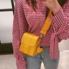 Persegi Kecil Tas Handphone Tas Selempang Candy Tas Bahu dengan Satu Tali Siswa