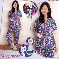 piama baju tidur stelan
