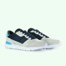 Piero Sepatu Uno Steel Runner - Grey Navy White