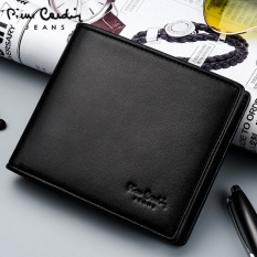 Pierre Cardin Kulit Domba Baru Pemuda Dompet Dompet (Cross Section)