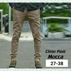 Pieter Jackson Chino Skinny panjang (Mocca)