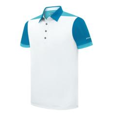 PIN HIGH Baju Golf Enzo White Breeze Capri – Putih