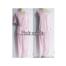 piyama dewasa baju tidur dewasa wanita setelan celana panjang kimono