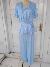 Piyama Satin/ Lingerie Satin/ Baju Tidur Setelan Celana