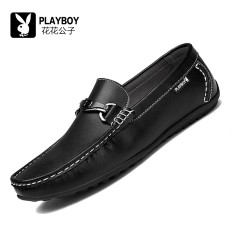 PLAYBOY Sepatu Mengemudi Inggris Satu Sepatu Kulit Casual Pria