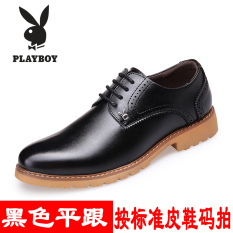 PLAYBOY Sepatu Kulit Musim Semi Sepatu Kulit Casual Kulit Asli