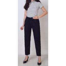 noia clothing plus size baggy pants hitam