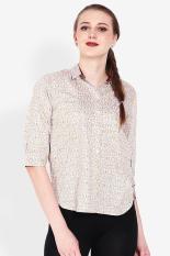 Point One Women Clothing Tops Blouses & Shirts Wanita Busana Atasan Blus & Kemeja Multicolor Kombinasi Diskon discount murah bazaar baju celana fashion brand branded