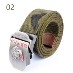 Polaroid Layanan untuk The People 'S Police Sabuk Kasual Luar Ruangan Taktis Pria dan Wanita Kanvas Kepangan Sabuk (Warna: kamuflase Plus 0.6 Yuan)-Internasional