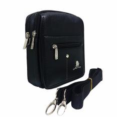 Polo Army Tas Selempang Kulit 0810S Original Black