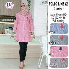 Polo Line - Atasan Murah - Dress Murah - Blouse Murah - Tunik Murah - Baju Kerja Wanita - Baju Muslim