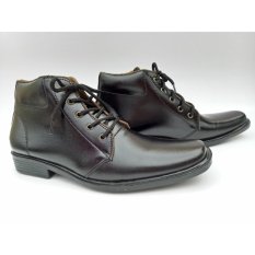 Polo - Sepatu Pantofel Pria - PDH - Warna Hitam