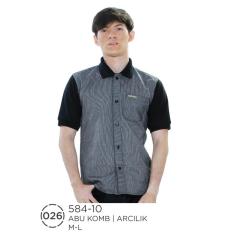 Polo Shirt / Kaos Kerah Wangky Pria 584-10 Azzurra Original