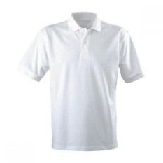 Kaos kerah Polos Shirt Krah Polos Pendek Putih