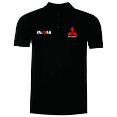 POLO SHIRT MITSUBISHI RALLIART HITAM
