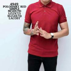 Polos Shirt Polos M L XL Lengan Pendek Kaos Kerah Pakaian Berkerah Atasan Pria Wanita Cewe Cowo Lacos Pique Lacost Fashion Simple Keren Simpel Formal Casual Korean Bagus Murah