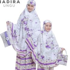 PondokHijabers Couple Mukena Ibu & Anak Nadira Warna Ungu Plus Tas Cantik
