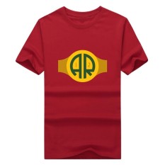 Populer Pria Bay QB Aaron Rodgers Kaos Katun Streewear Pop Lengan Pendek Laki-laki Kaos Kaus Atasan Merah-Intl