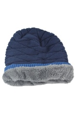Popular Men Teenager Beanies Elastico Hip-hop Cap Hat (Dark Blue) - intl