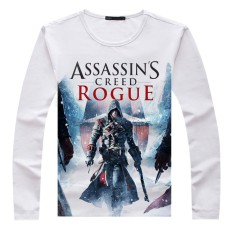 Predo Lawrence Assassins Creed 5 Revolusi Kaos Komik Lengan Panjang Pria dan Wanita B421-542P25-Intl