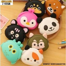 Dompet Koin karakter 7STAR Lucu Imut Mantap - Jelly Silicone Silikon Coin Pouch Tas Receh - Random 1Pcs