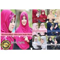 Premium Hijab Impor Sequin Syria Zahara Aneka Warna (Jilbab Instant) - Toko Berkah Online