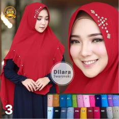 Premium Jilbab (Hijab) Kerudung Instant Khimar Syar'i Dilara Swarovski Toko Berkah Online