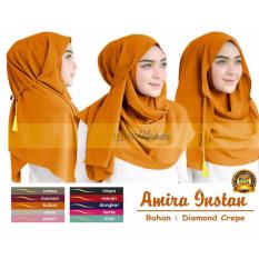 Premium Jilbab (Hijab) Kerudung Instant Pashmina 3in1 Amira Toko Berkah Online