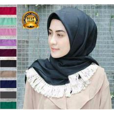 Premium Jilbab (Hijab) Segiempat Rumbai Dayak Toko Berkah Online