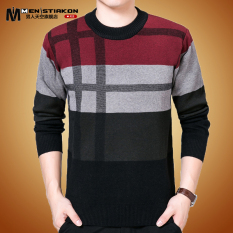 Baju Rajut Tebal O-neck Pria Ukuran Besar