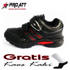 Pro ATT MGP 462 Sepatu Anak Kunci Magnet Sepatu Sekolah Warna Hitam