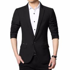 Produsen Jas - Blazer Pria Tampil Formal Casual - Hitam Slimfit